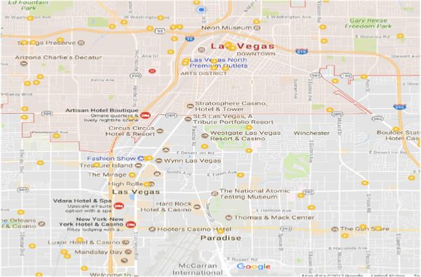 Las Vegas Map